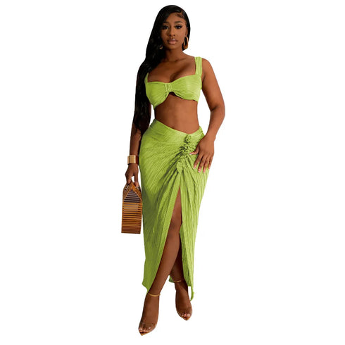 Summer Dresses for Women Two Pieces.